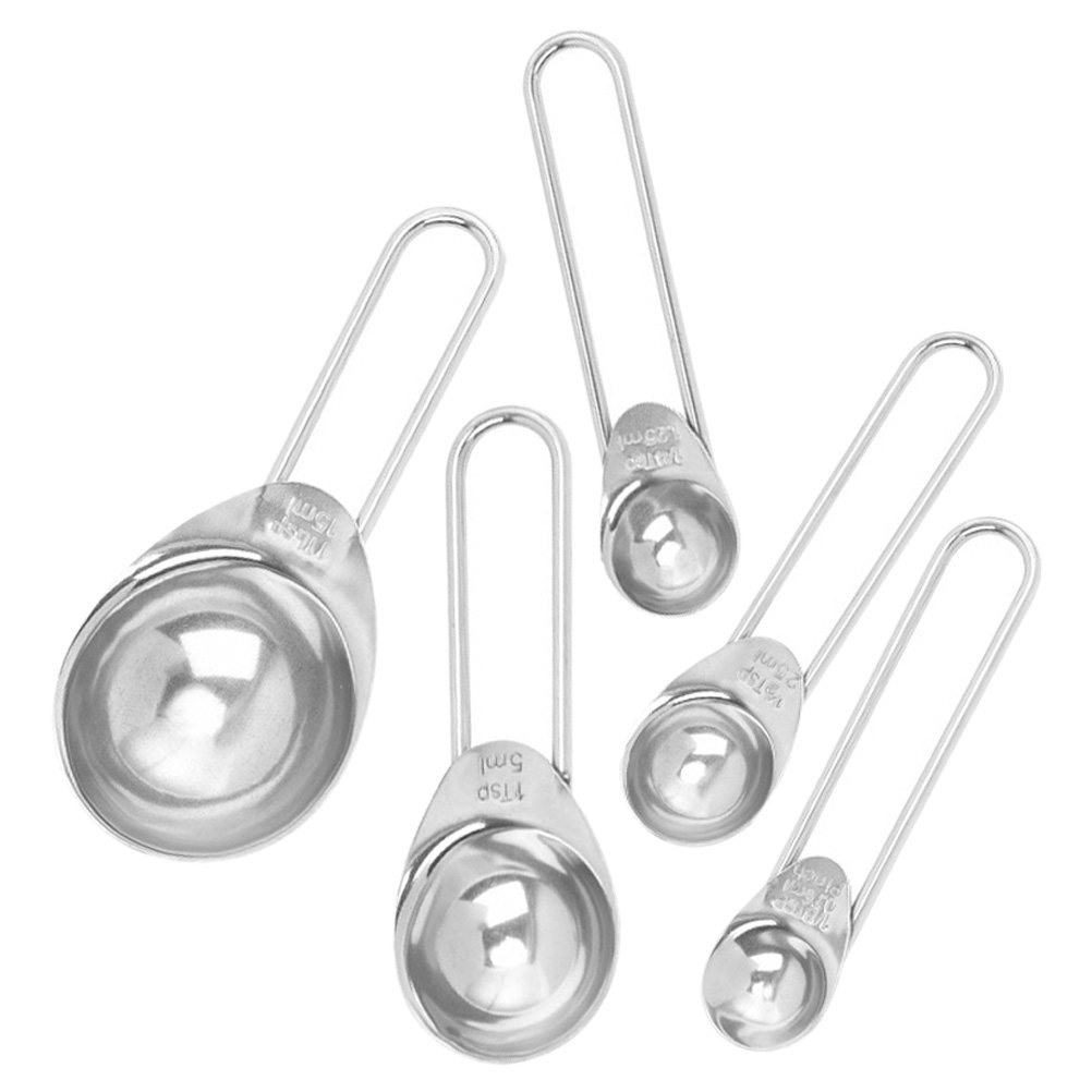 Baking (Kitchen Ingredient) - 1 Set Premium Edelstahl-Messlöffel-Set, 6-teiliges Backlöffel-Kit