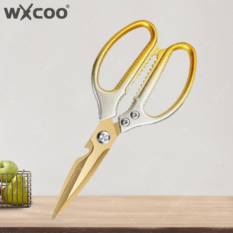 Kitchen Baking Utensil - WXCOO Edelstahl-Küchenschere Multifunktionales Haushaltsschneidewerkzeug für Hühnerknochen,