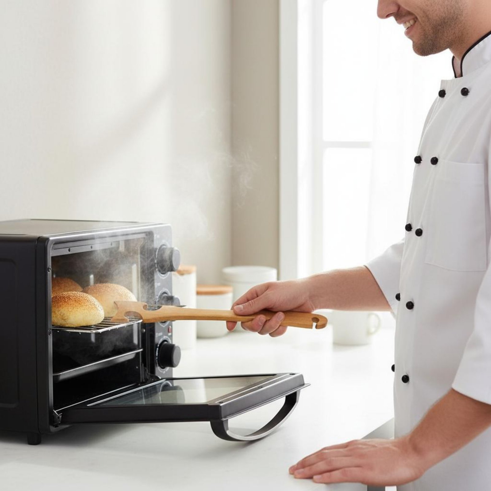 Kitchen Baking Utensil - Ofengestell-Schiebe- und Ziehwerkzeug, Verbrühungsschutz-Backzubehör, Küchenutensil mit