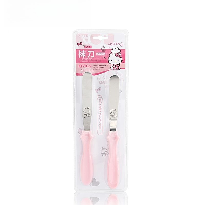 Kitchen Baking Utensil - Hello Kitty inspirierter Offset-Spatel, Kawaii Anime-Charakter,