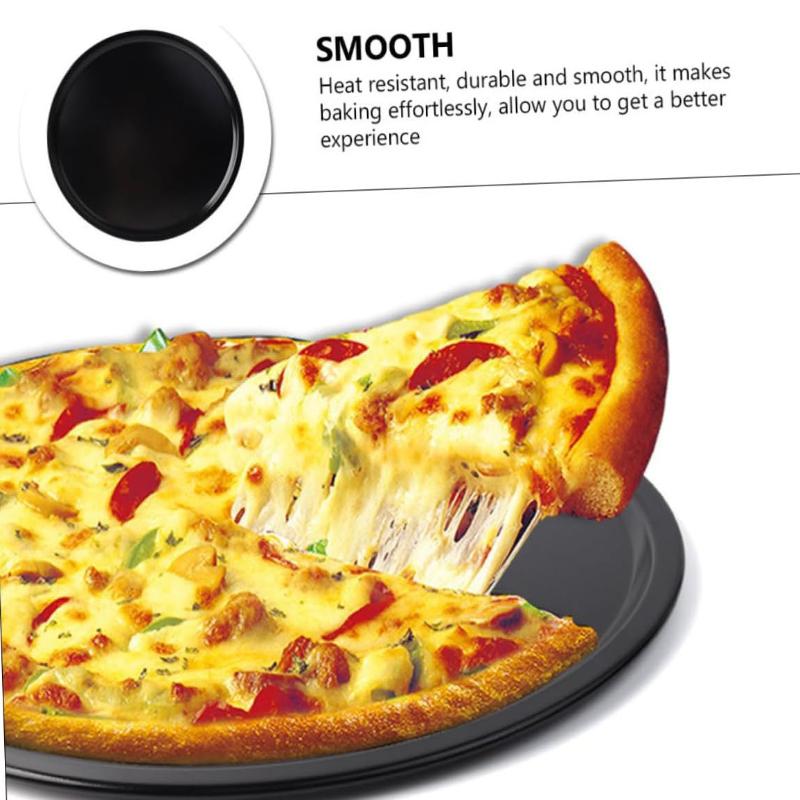 Kitchen Baking Trays - 10/11/12/14 zoll Pizza Backform Antihaft Carbon