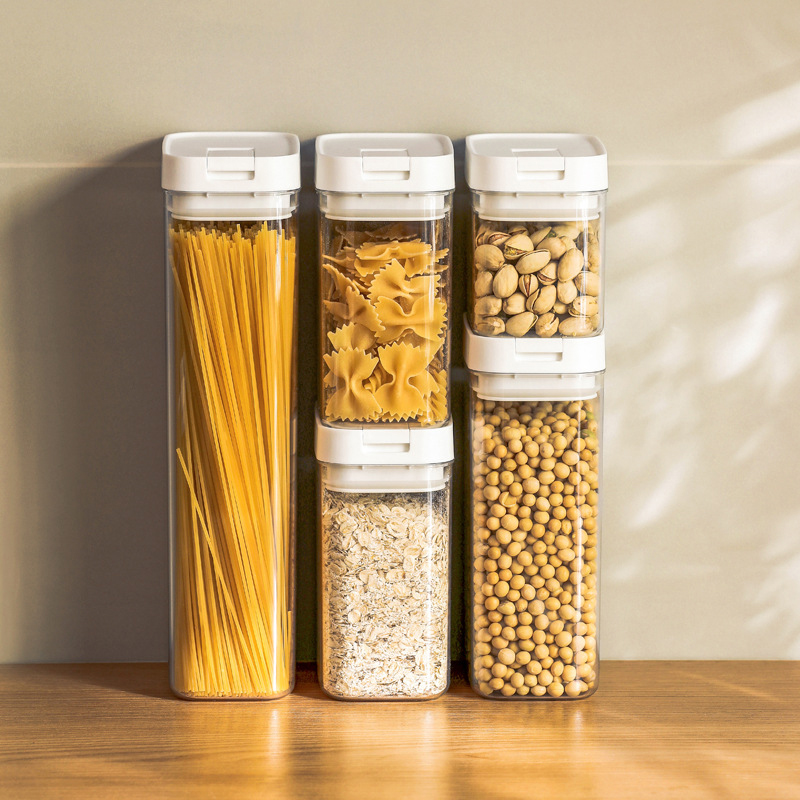 Kitchen Bank - Pasta Lagerung Box Transparent Kunststoff Getreide