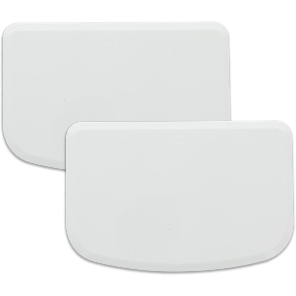 Dough Scraper Curved - Flexibler Kunststoff-Teigschaber und Schüsselschaber Set 2-teilig