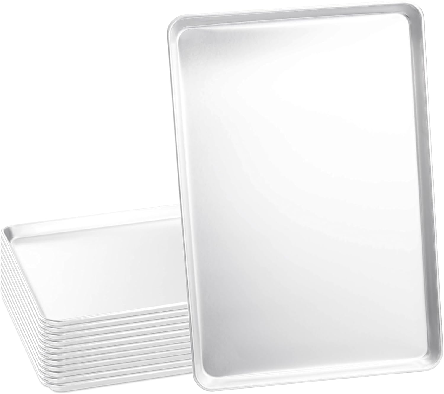 Kitchen Baking Trays - Kommerzielles Backblech-Set aus Aluminium in Vollgröße,
