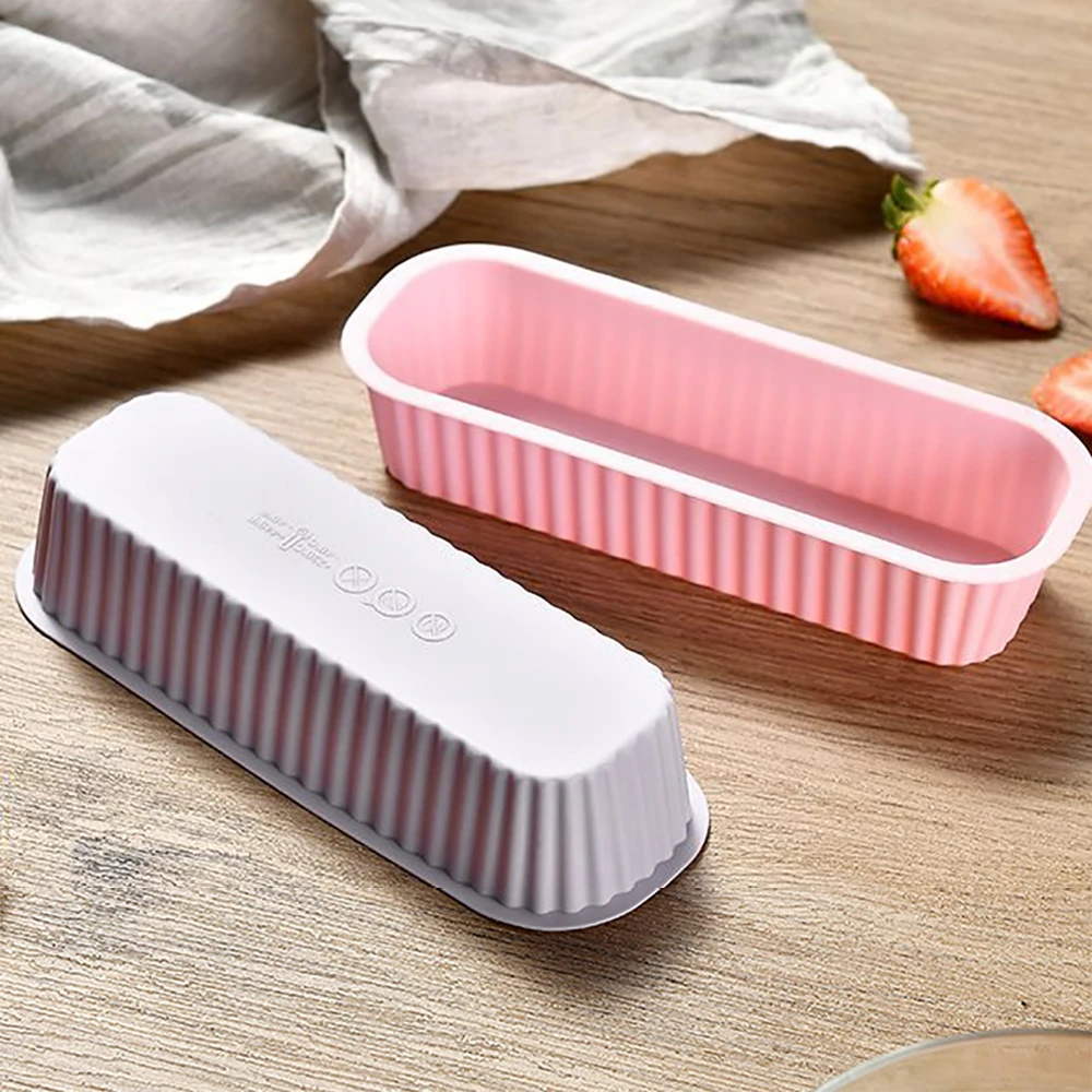 Kitchen Baking Cake - 2Pc Haushalt Rechteckige Silikon Form Süßigkeiten