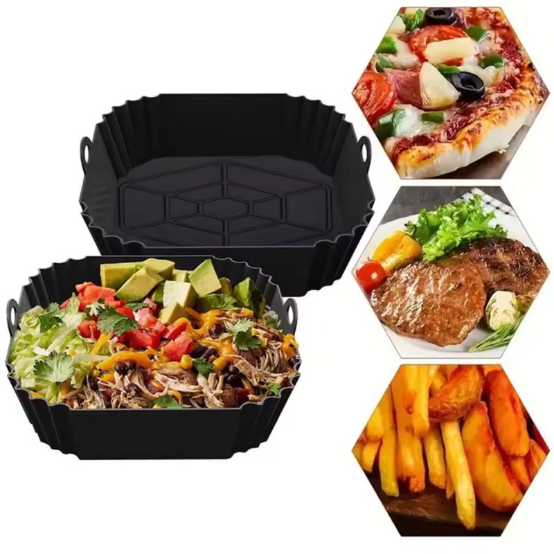 Kitchen Baking Trays - 1pc Silikon Air Fryer Topf Tablett