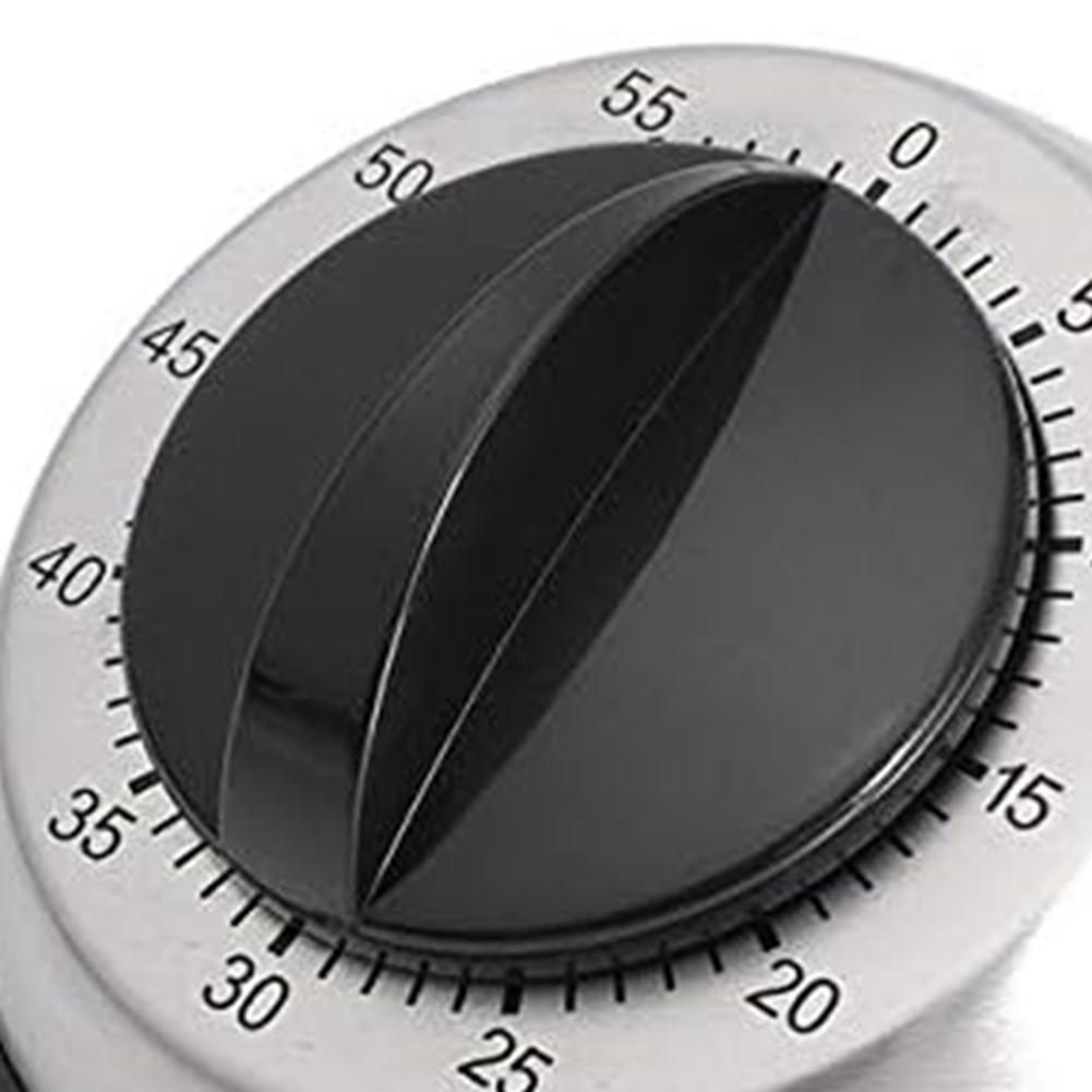 Kitchen Baking Counter - A79G Mechanischer Edelstahl-Zeitzähler 60 Minuten Koch-