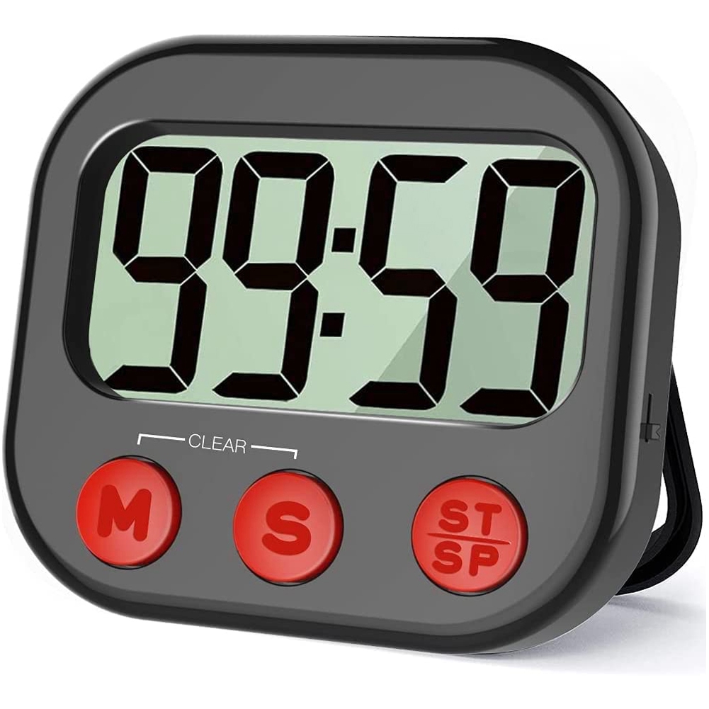 Kitchen Baking Timer - Küchen timer, digitaler visueller Timer Magnetuhr-Stoppuhr-Countdown-Timer,
