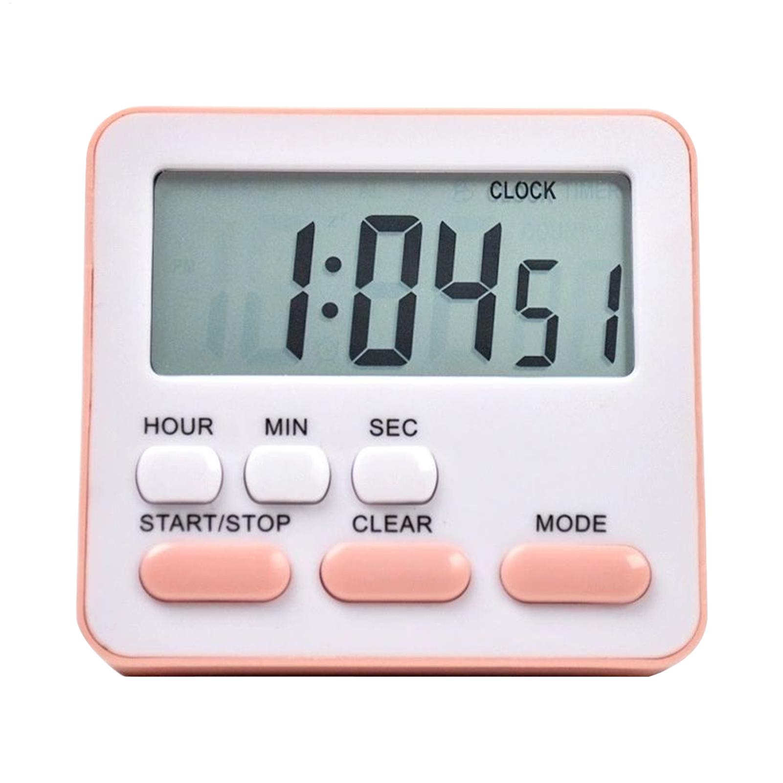 Baking Kitchen Hourly - Küchentimer Kleine Digitale Uhren 24-Stunden-Alarmfunktion Timer
