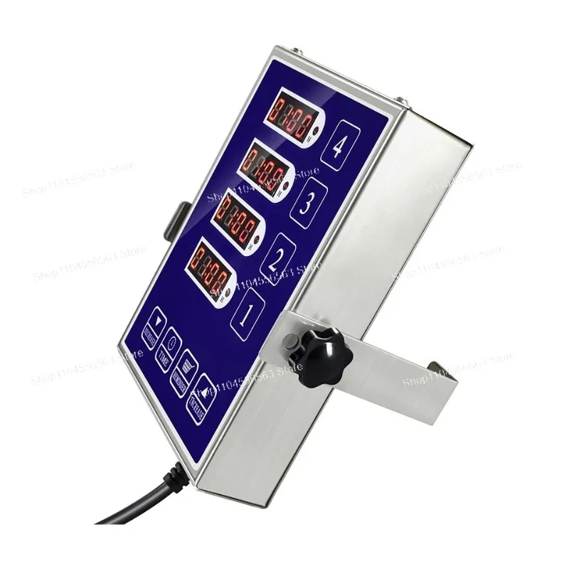 Kitchen Baking Timer - CAL4B 4-Kanal Gewerblicher Küchentimer aus Edelstahl