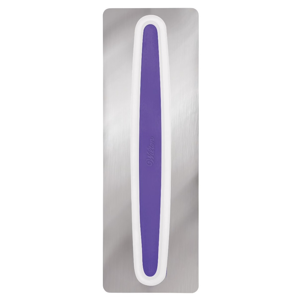 Fondant Smoother Set - Edelstahl-Kuchenglätter, Spachtel, 9 x 3 Zoll,