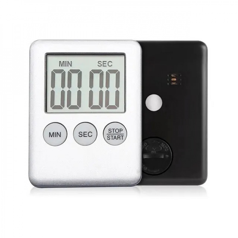 Kitchen Baking Timer - Magnet-Küchentimer mit LCD-Digitalanzeige, Quadratischer Kochtimer mit