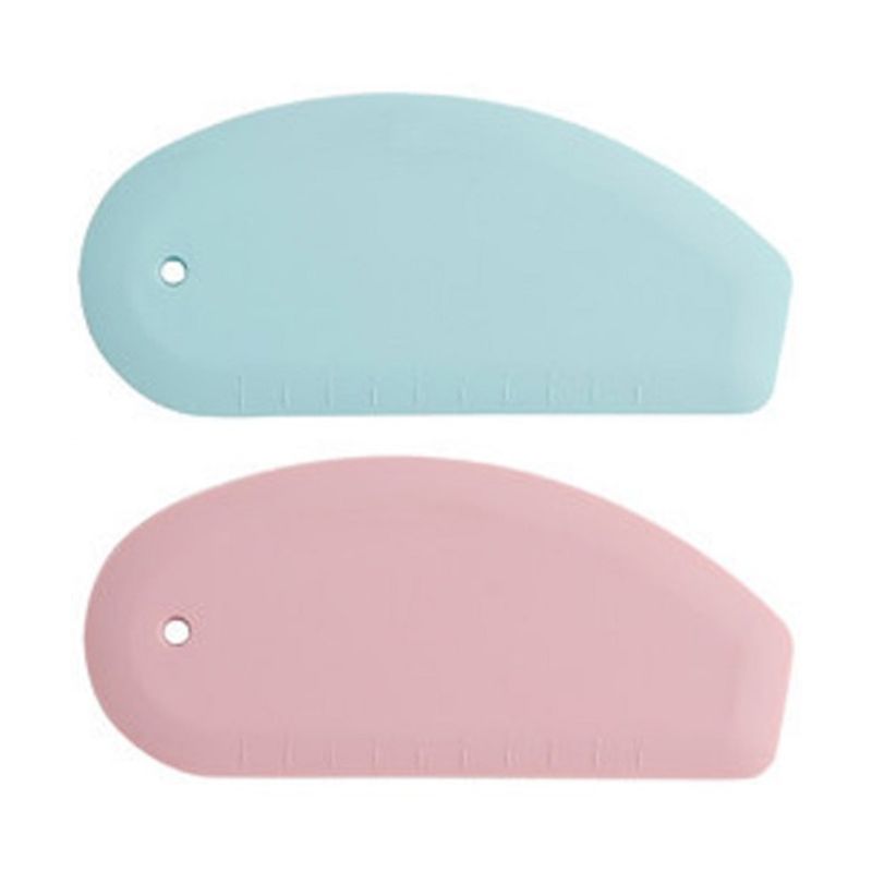 Dough Scraper Curved - AEE2-Silikon-Schüsselschaber, flexibel, gebogene Kante, Lebensmittelqualität, Tischteigschaber,