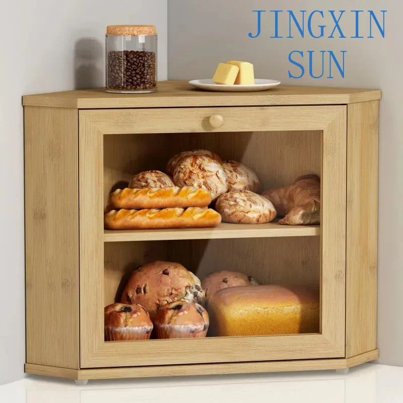 2-stufiger Bambus-Eckbrotkaste – Kitchen Baking Corner Bewertung und Preis