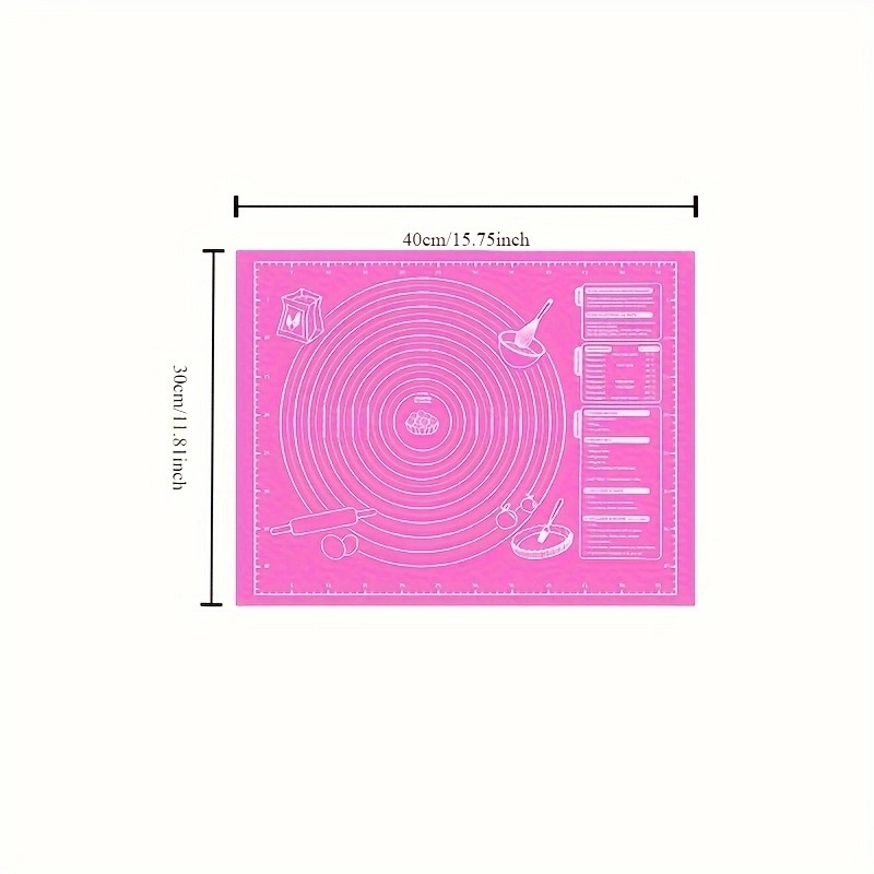 Silikon-Backmatte mit Maßangab – Kitchen Baking Counter Bewertung und Preis