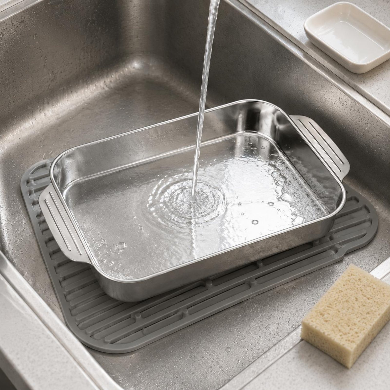 Edelstahl-Bratpfanne mit erhöh – Kitchen Baking Corner Bewertung und Preis