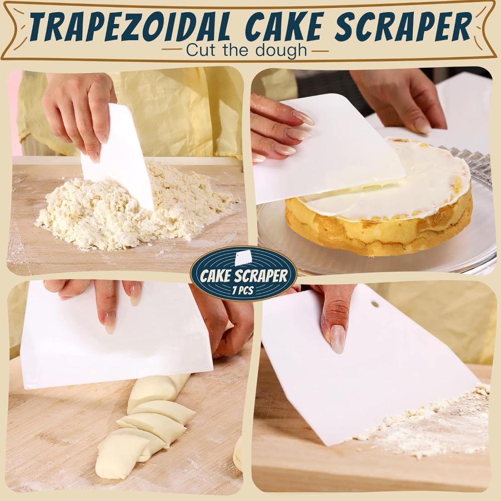 7-teiliges Küchenteig-Schaber- – Kitchen Baking Utensil Bewertung und Preis