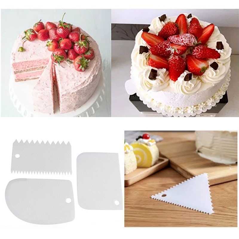 Kunststoff-Kuchenschaber-Set,  – Fondant Smoother Set Bewertung und Preis
