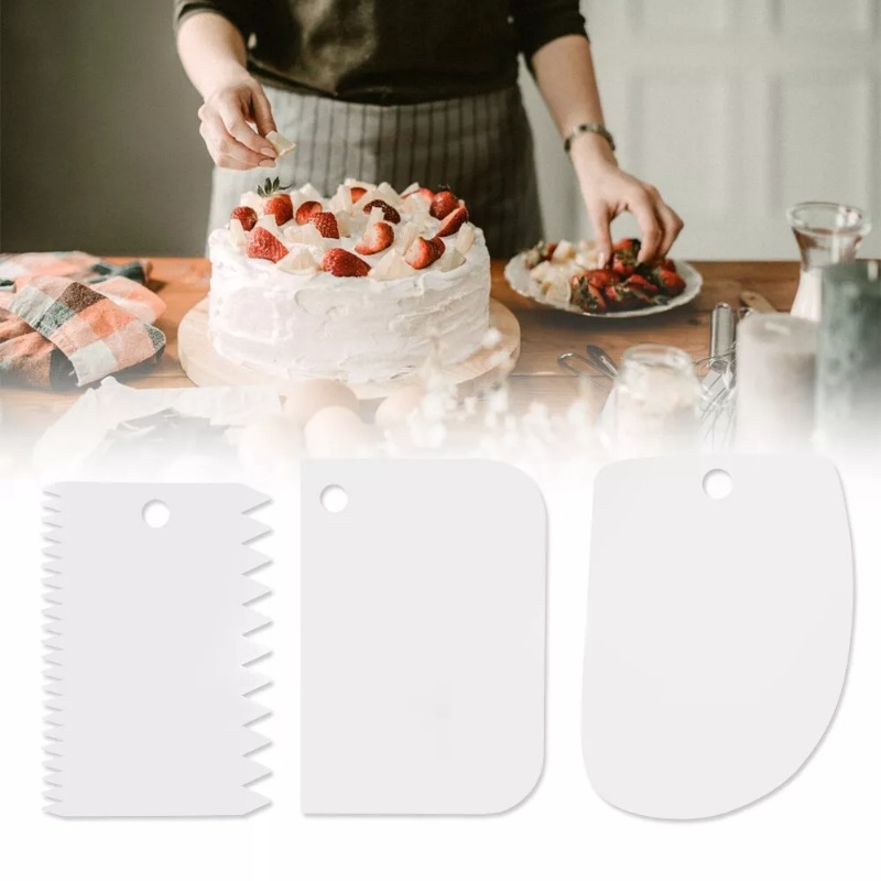 Kunststoff-Kuchenschaber-Set,  – Fondant Smoother Set Bewertung und Preis