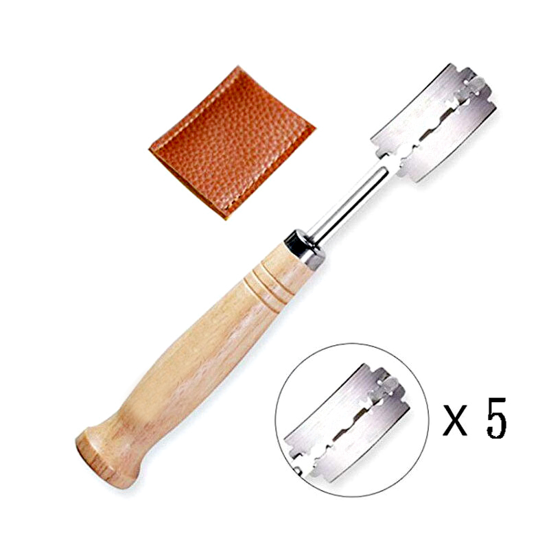 Kunststoff/Holz Brot Lame Werk – Dough Scraper Curved Bewertung und Preis