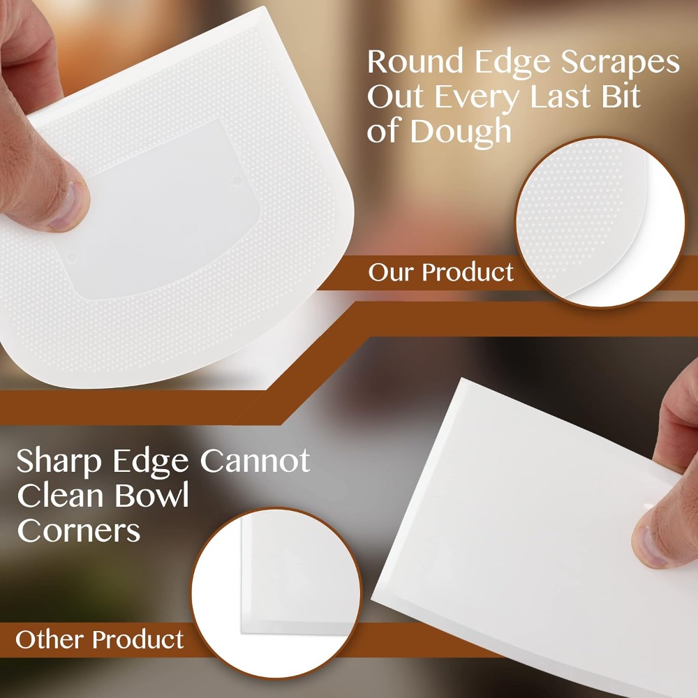 Flexibler Kunststoff-Teigschab – Dough Scraper Curved Bewertung und Preis