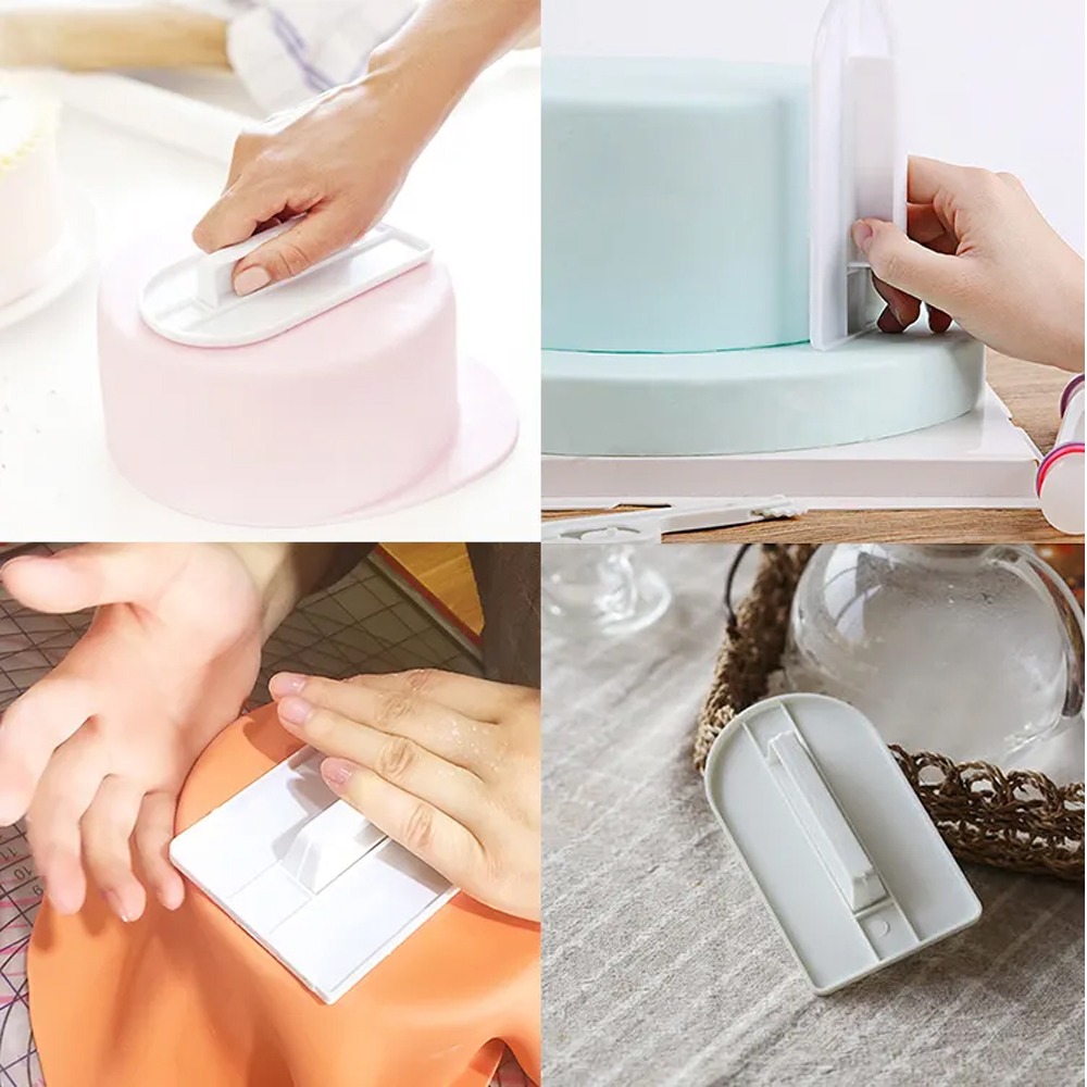 Kunststoff Kuchen Glätter DIY  – Fondant Smoother Set Bewertung und Preis