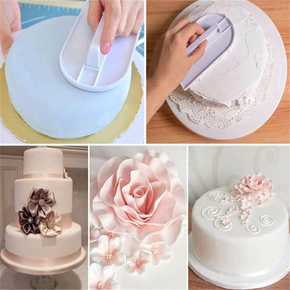 Kunststoff Kuchen Glätter DIY  – Fondant Smoother Set Bewertung und Preis