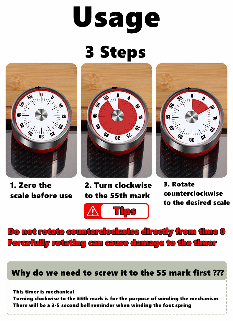 Countdown-Erinnerung Magnetisc – Kitchen Baking Timer Bewertung und Preis