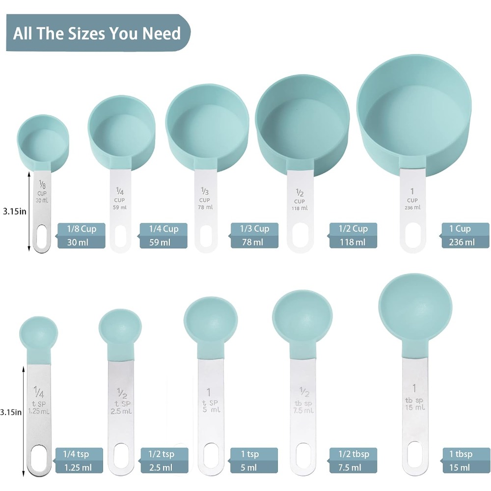 10-teiliges Stapelbares Edelst – Baking (Kitchen Ingredient) Bewertung und Preis