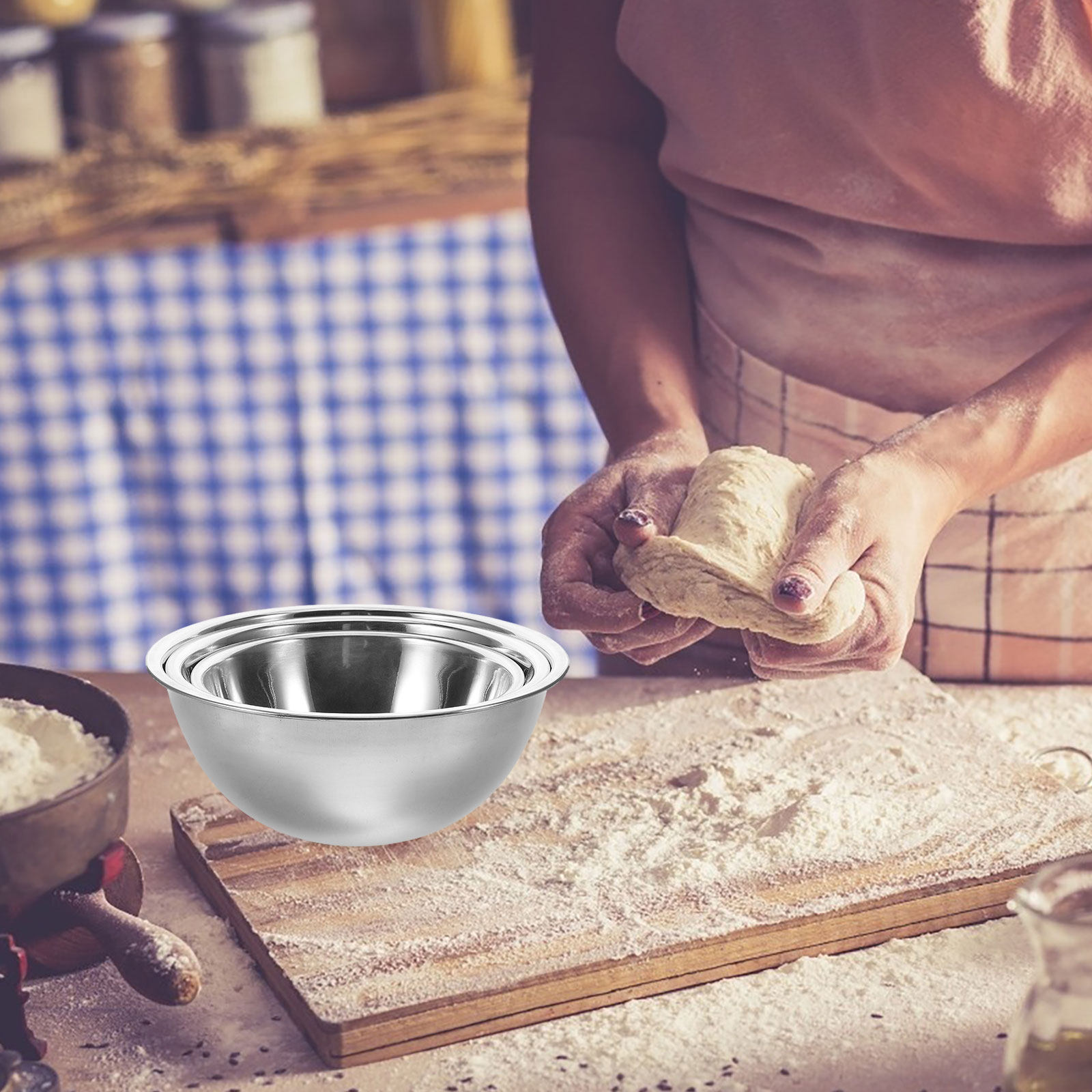 3-teiliges Edelstahl-Rührschüs – Baking (Kitchen Ingredient) Bewertung und Preis