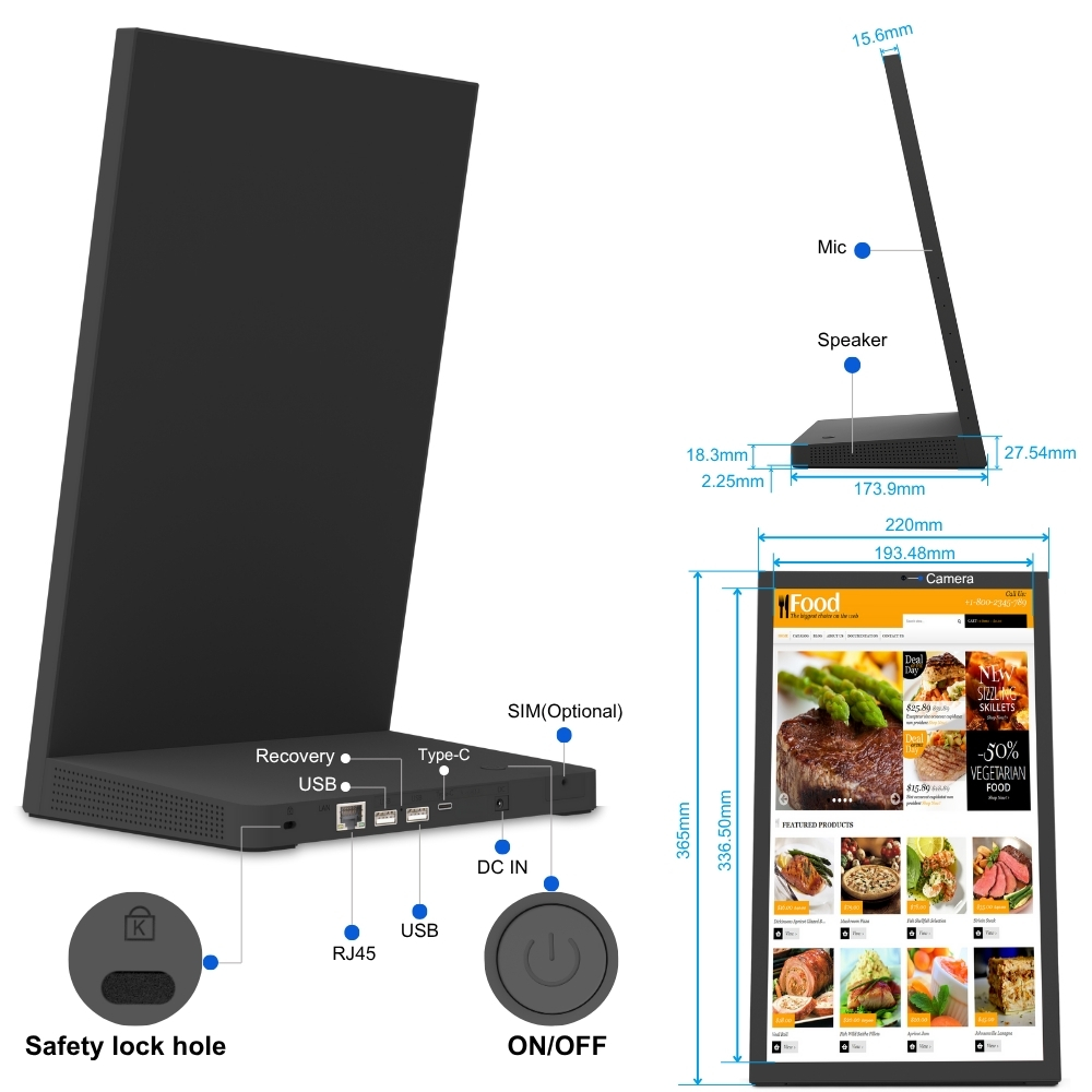 Desktop-Form L Tablet Digital  – Kitchen Bank Bewertung und Preis