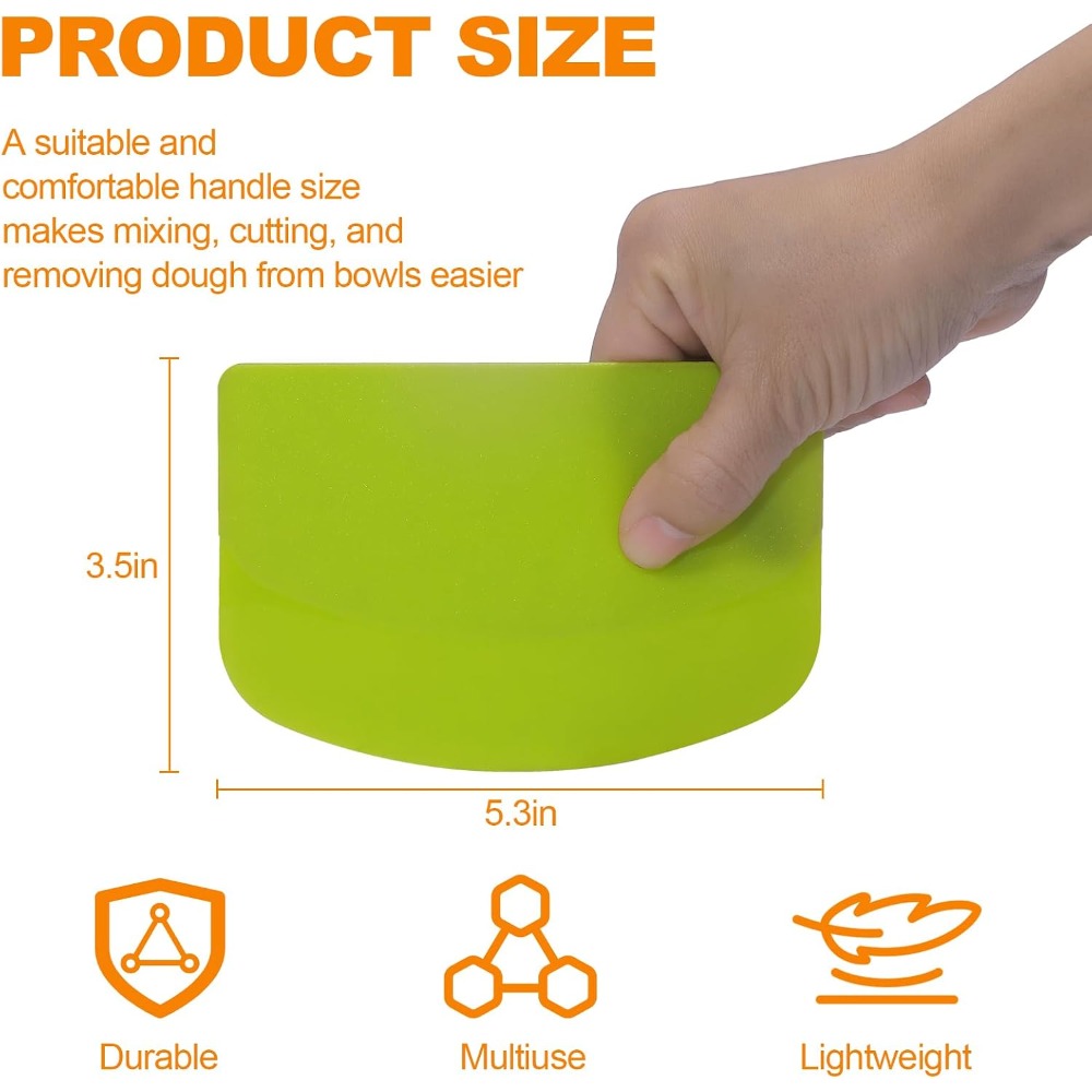 Flexibler Kunststoff-Teigschab – Dough Scraper Curved Bewertung und Preis