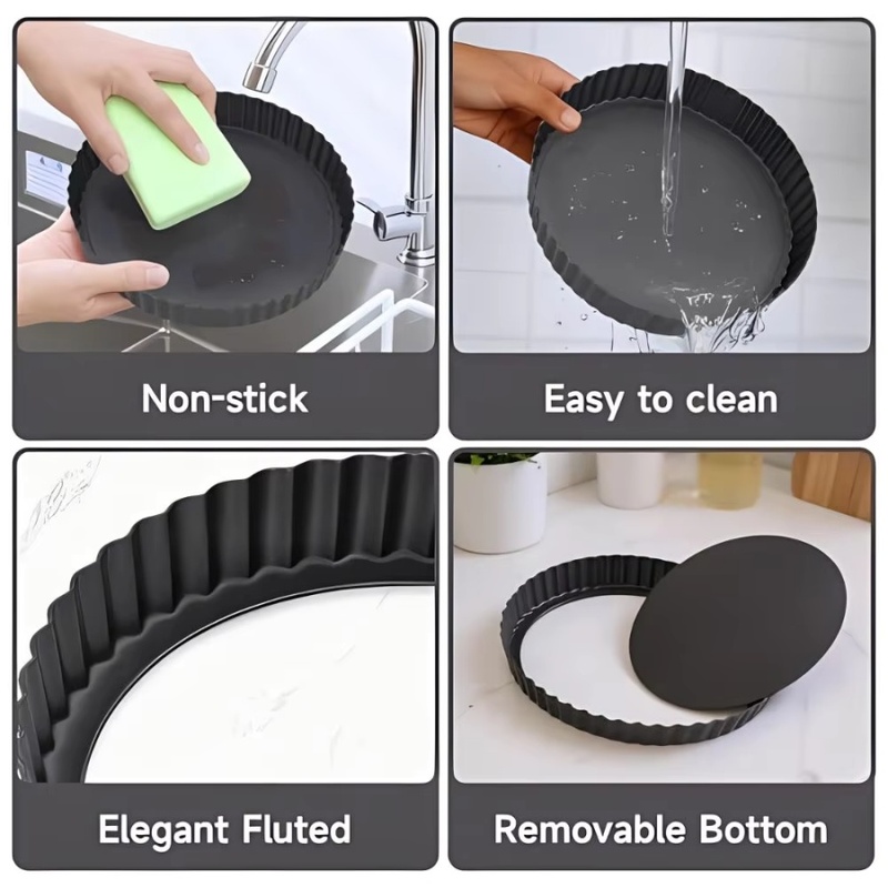 1 Stück Abnehmbare Geriffelte  – Kitchen Baking Trays Bewertung und Preis